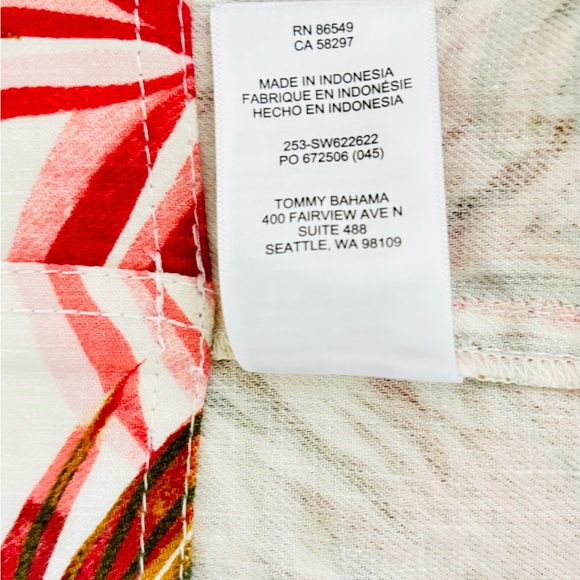 Tommy Bahama with the Palm-A-Dora Canyon Dress. Size XL - Picture 8 of 11